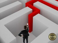 Выход из критической ситуации с посторонним воздействием: нахожусь в лабиринте